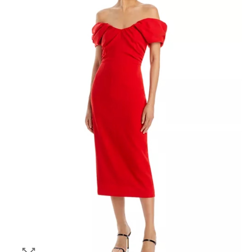 A.L.C. Nora Off The Shoulder Res Midi Dress Size 0